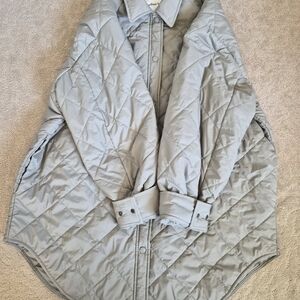 Aritzia Quilted Puffer Jacket - Basil Green